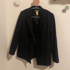 Wool Navy Blue Coat!